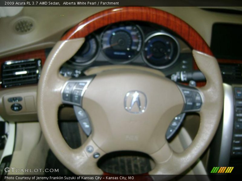 Alberta White Pearl / Parchment 2009 Acura RL 3.7 AWD Sedan