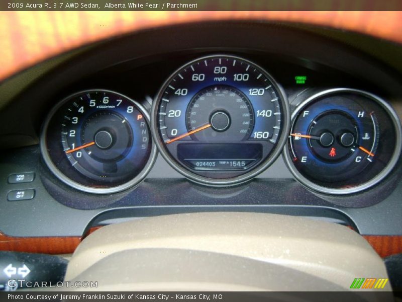 Alberta White Pearl / Parchment 2009 Acura RL 3.7 AWD Sedan