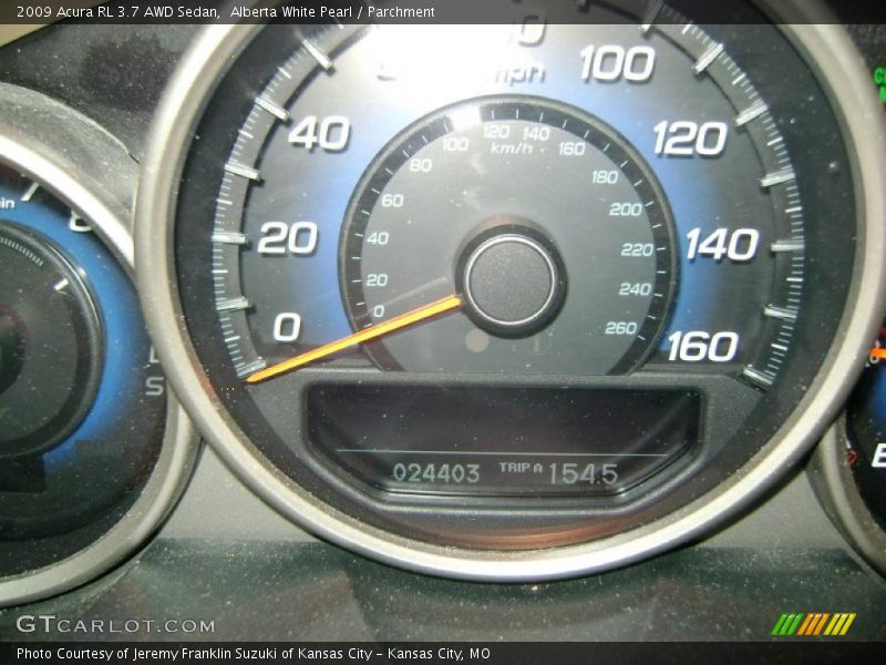 Alberta White Pearl / Parchment 2009 Acura RL 3.7 AWD Sedan