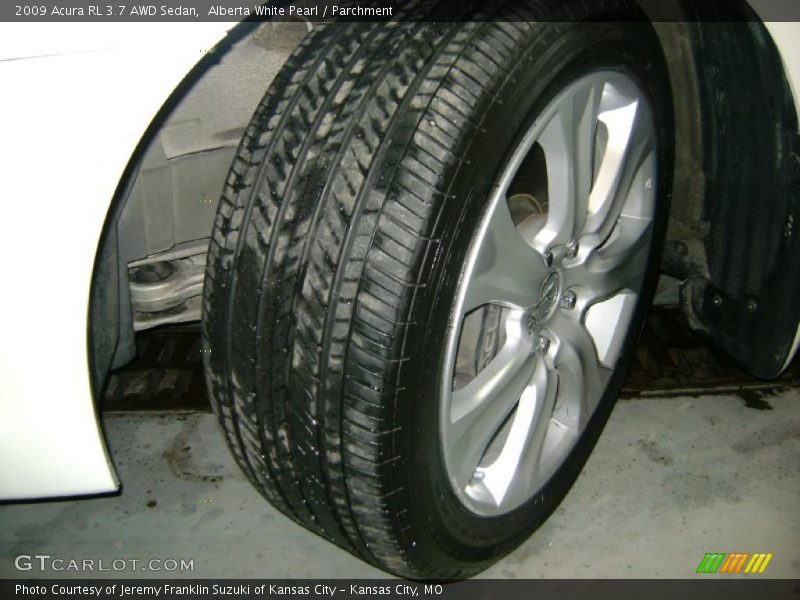 Alberta White Pearl / Parchment 2009 Acura RL 3.7 AWD Sedan