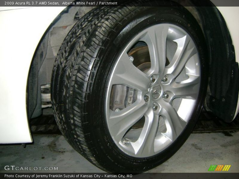 Alberta White Pearl / Parchment 2009 Acura RL 3.7 AWD Sedan
