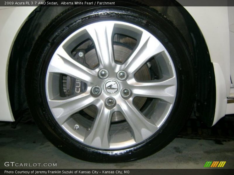 Alberta White Pearl / Parchment 2009 Acura RL 3.7 AWD Sedan