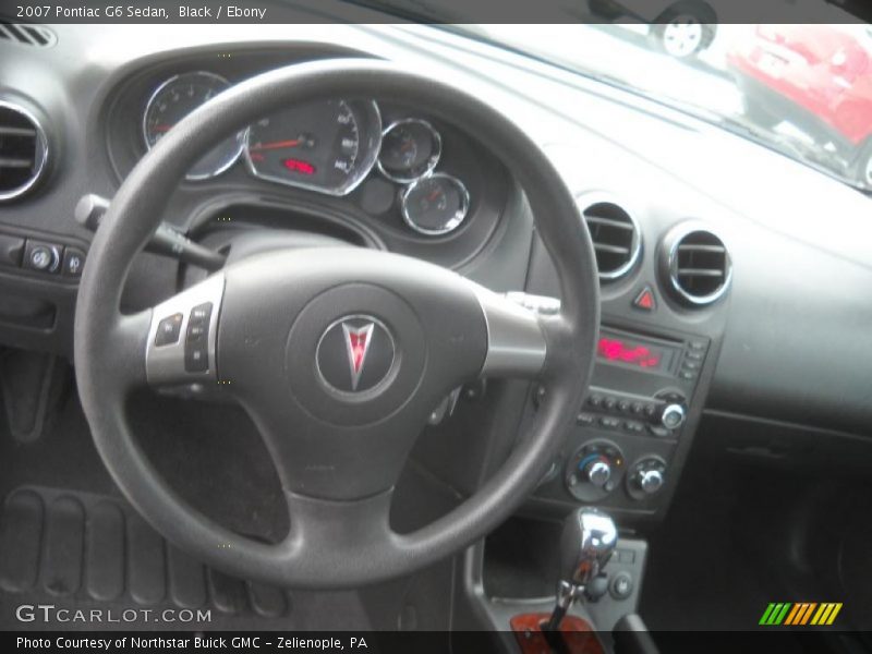 Black / Ebony 2007 Pontiac G6 Sedan
