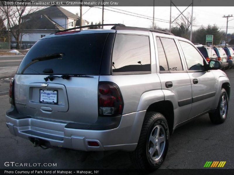 Graystone Metallic / Light Gray 2005 Chevrolet TrailBlazer LS 4x4