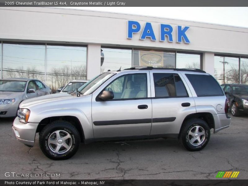 Graystone Metallic / Light Gray 2005 Chevrolet TrailBlazer LS 4x4