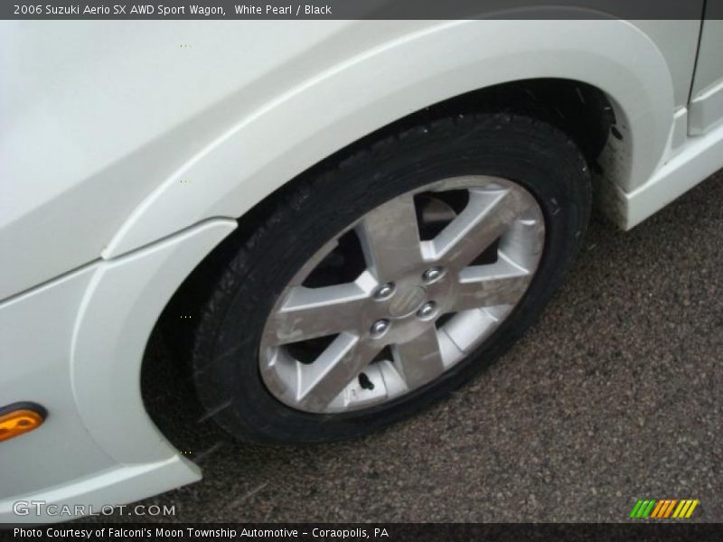 White Pearl / Black 2006 Suzuki Aerio SX AWD Sport Wagon