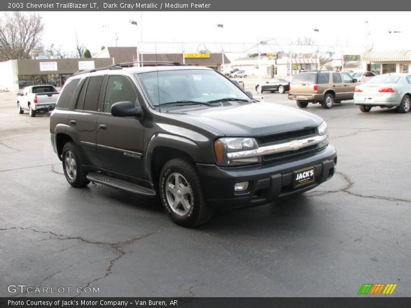 Dark Gray Metallic / Medium Pewter 2003 Chevrolet TrailBlazer LT