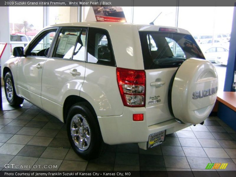 White Water Pearl / Black 2009 Suzuki Grand Vitara Premium