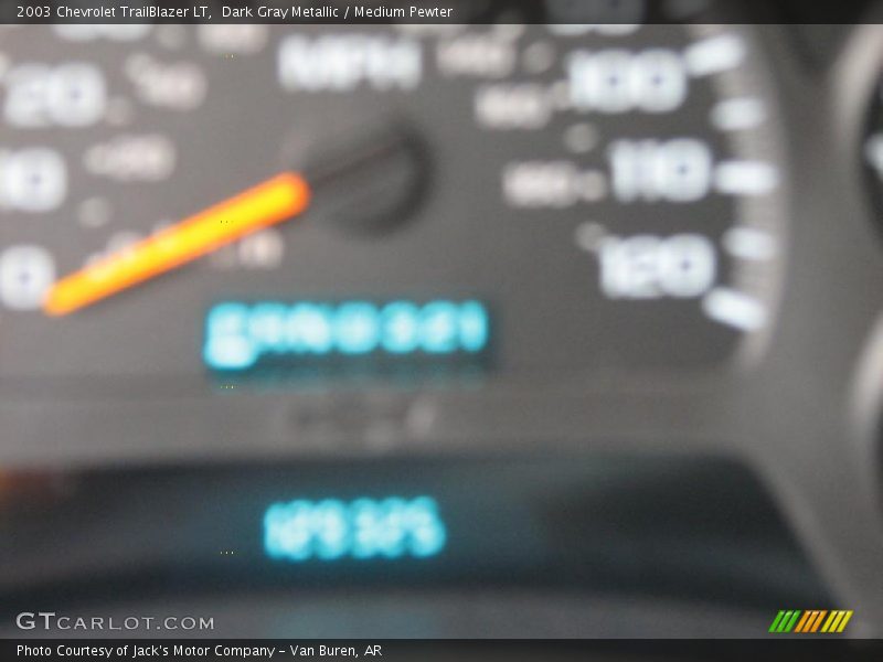 Dark Gray Metallic / Medium Pewter 2003 Chevrolet TrailBlazer LT