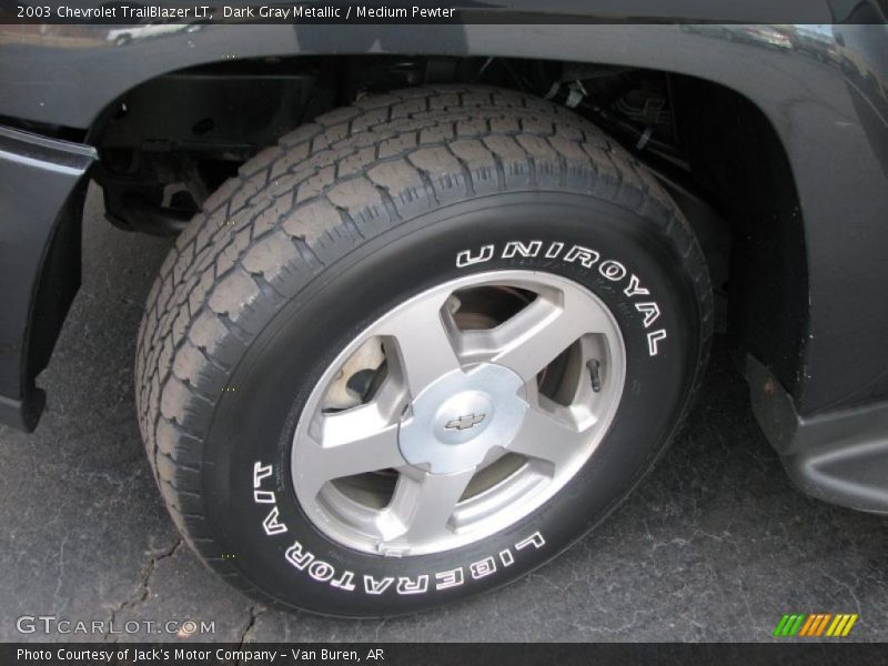 Dark Gray Metallic / Medium Pewter 2003 Chevrolet TrailBlazer LT