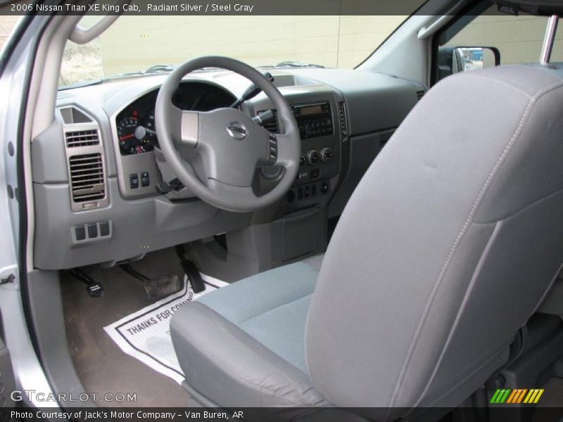 Radiant Silver / Steel Gray 2006 Nissan Titan XE King Cab