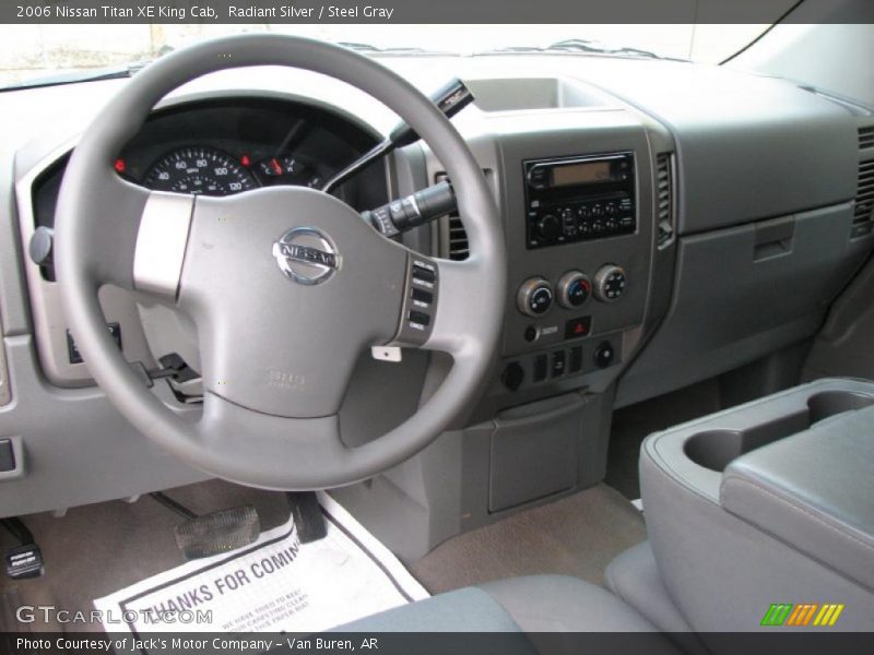 Radiant Silver / Steel Gray 2006 Nissan Titan XE King Cab