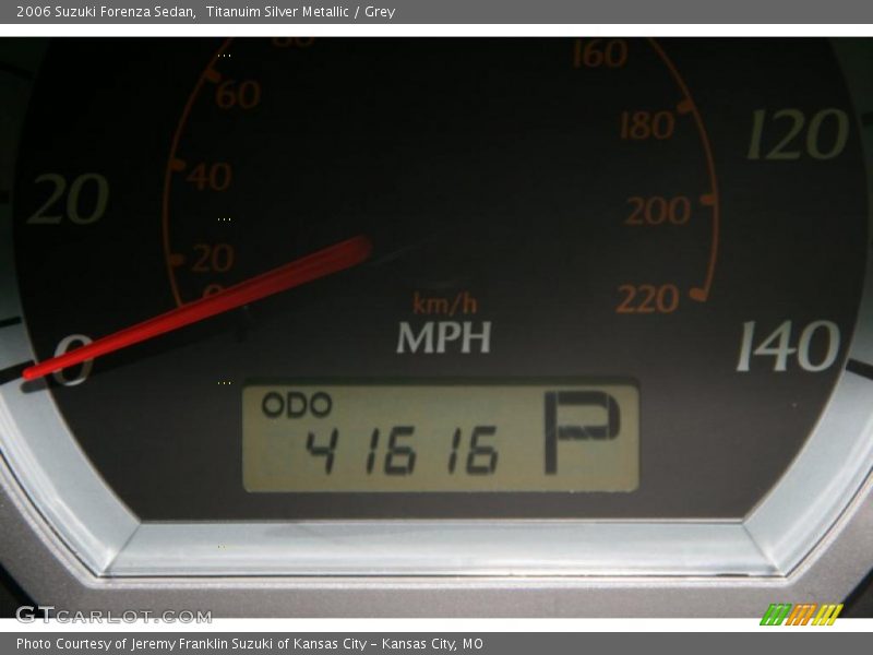 Titanuim Silver Metallic / Grey 2006 Suzuki Forenza Sedan