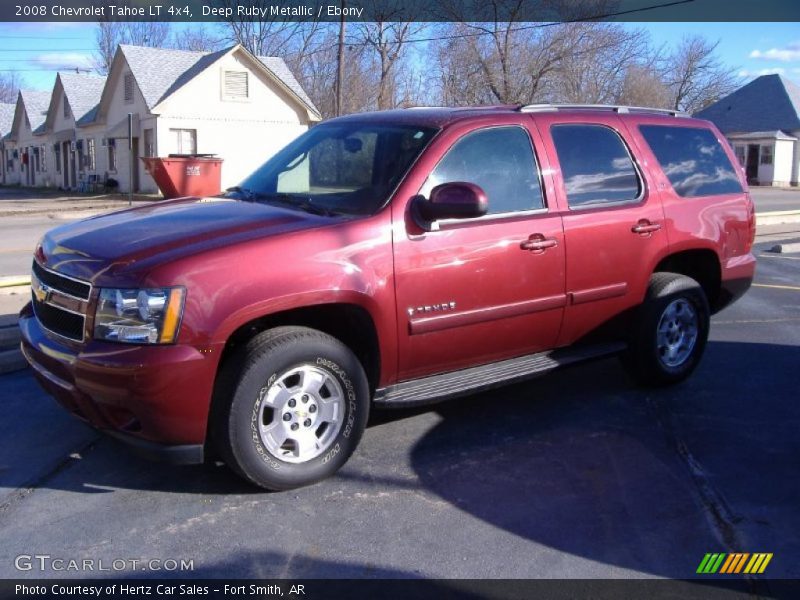 Deep Ruby Metallic / Ebony 2008 Chevrolet Tahoe LT 4x4