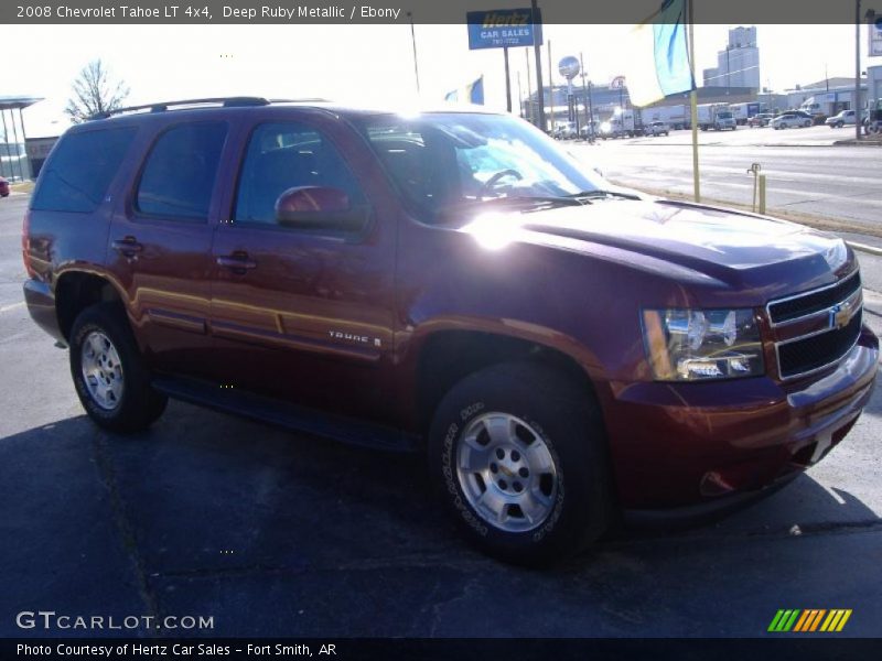 Deep Ruby Metallic / Ebony 2008 Chevrolet Tahoe LT 4x4