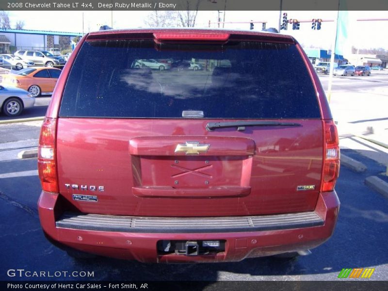 Deep Ruby Metallic / Ebony 2008 Chevrolet Tahoe LT 4x4