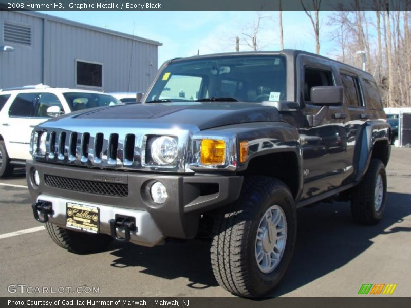 Graphite Metallic / Ebony Black 2008 Hummer H3