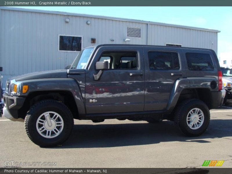 Graphite Metallic / Ebony Black 2008 Hummer H3
