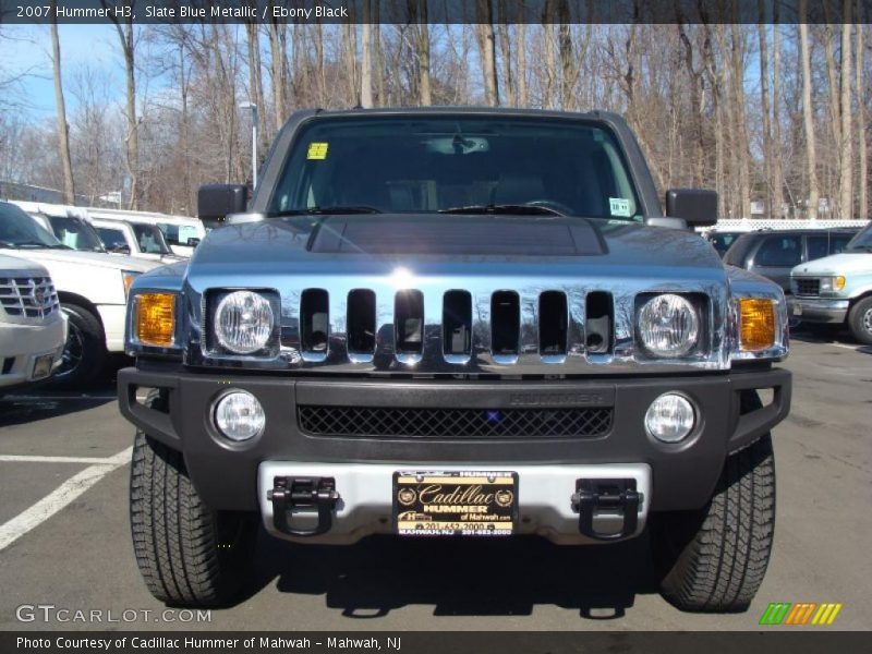 Slate Blue Metallic / Ebony Black 2007 Hummer H3