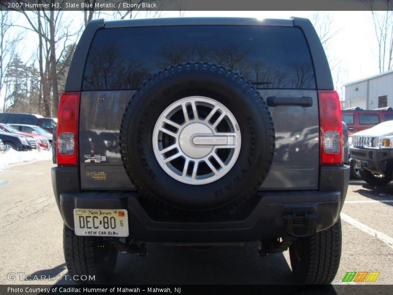 Slate Blue Metallic / Ebony Black 2007 Hummer H3