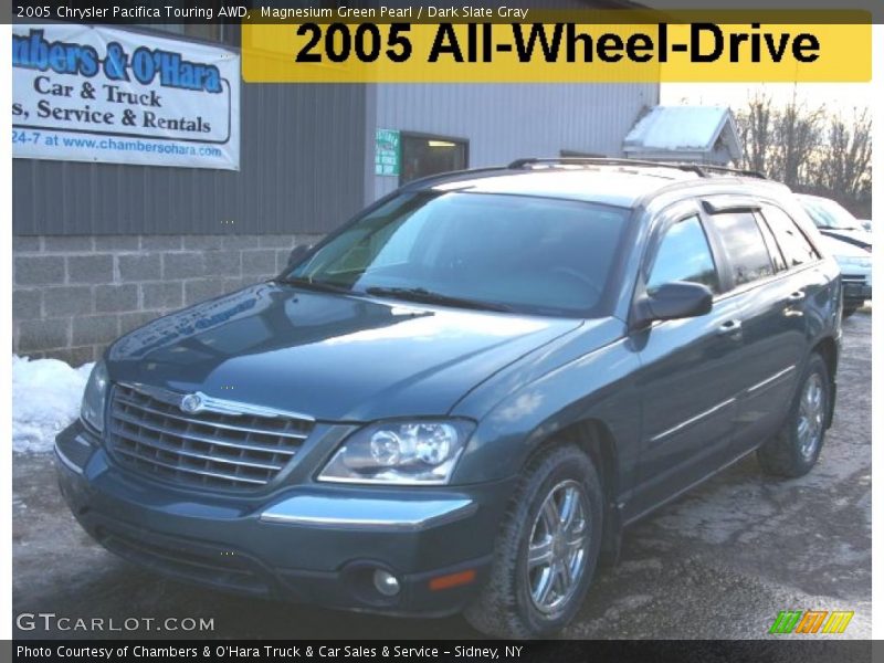 Magnesium Green Pearl / Dark Slate Gray 2005 Chrysler Pacifica Touring AWD