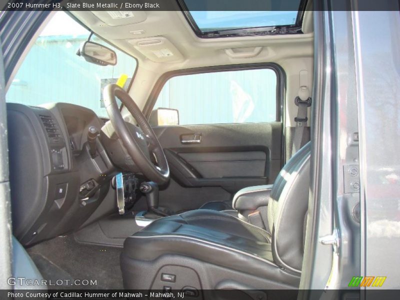 Slate Blue Metallic / Ebony Black 2007 Hummer H3