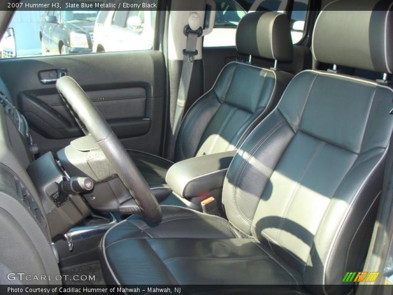 Slate Blue Metallic / Ebony Black 2007 Hummer H3