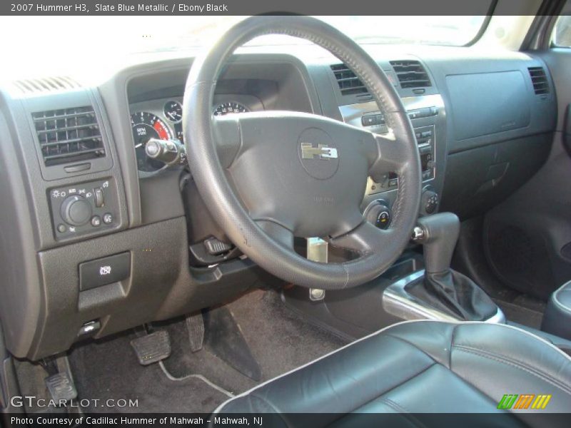 Slate Blue Metallic / Ebony Black 2007 Hummer H3