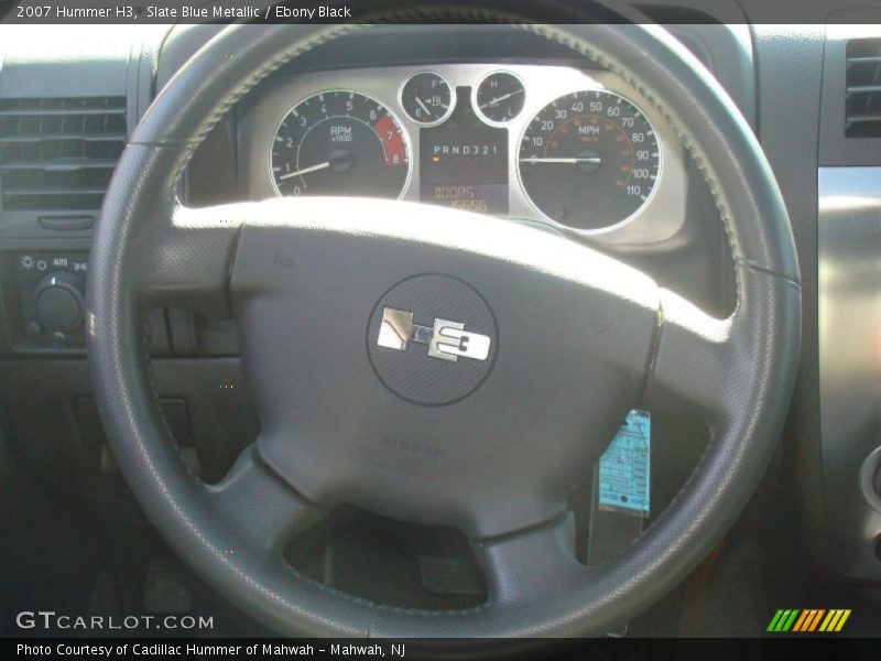 Slate Blue Metallic / Ebony Black 2007 Hummer H3