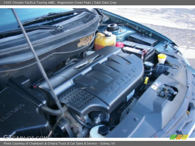 Magnesium Green Pearl / Dark Slate Gray 2005 Chrysler Pacifica Touring AWD