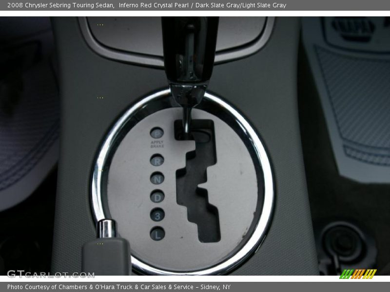 Inferno Red Crystal Pearl / Dark Slate Gray/Light Slate Gray 2008 Chrysler Sebring Touring Sedan