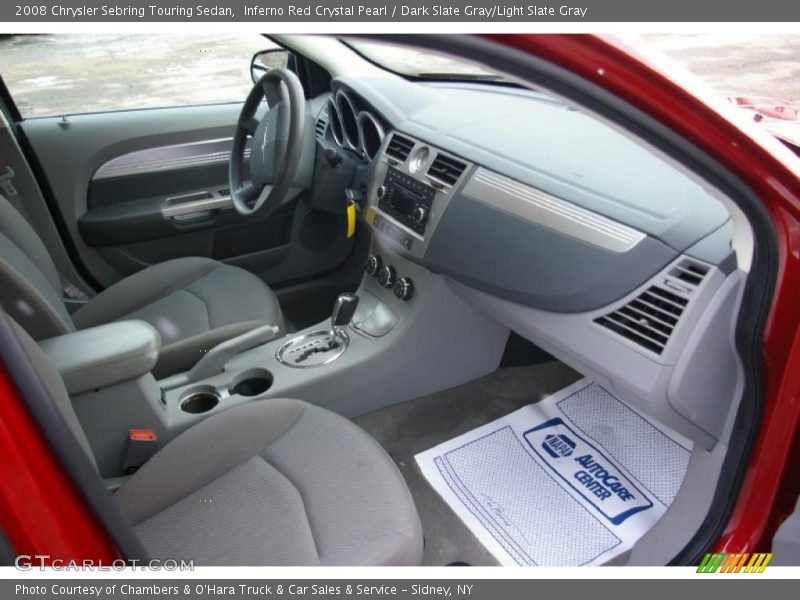 Inferno Red Crystal Pearl / Dark Slate Gray/Light Slate Gray 2008 Chrysler Sebring Touring Sedan