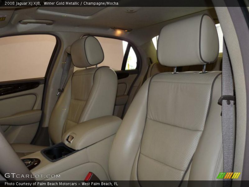 Winter Gold Metallic / Champagne/Mocha 2008 Jaguar XJ XJ8