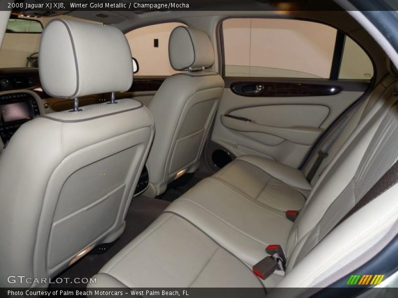 Winter Gold Metallic / Champagne/Mocha 2008 Jaguar XJ XJ8