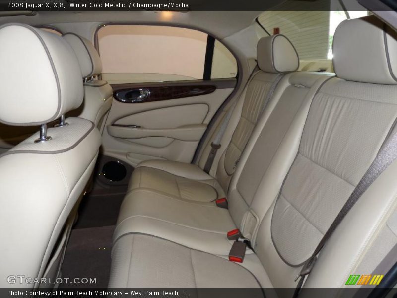 Winter Gold Metallic / Champagne/Mocha 2008 Jaguar XJ XJ8