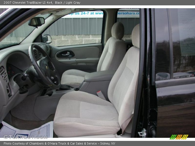 Black / Light Gray 2007 Chevrolet TrailBlazer LS 4x4