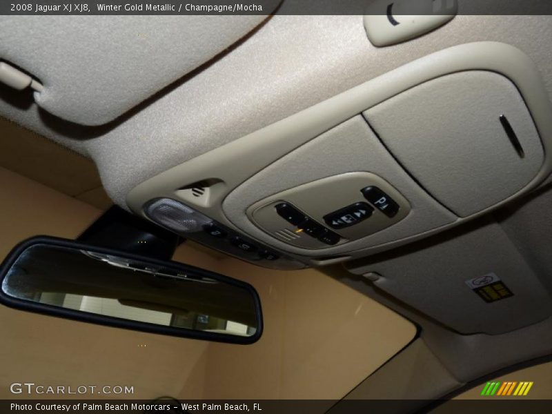 Winter Gold Metallic / Champagne/Mocha 2008 Jaguar XJ XJ8