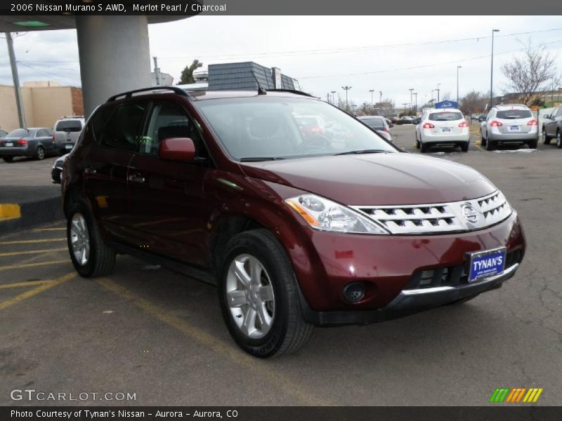 Merlot Pearl / Charcoal 2006 Nissan Murano S AWD