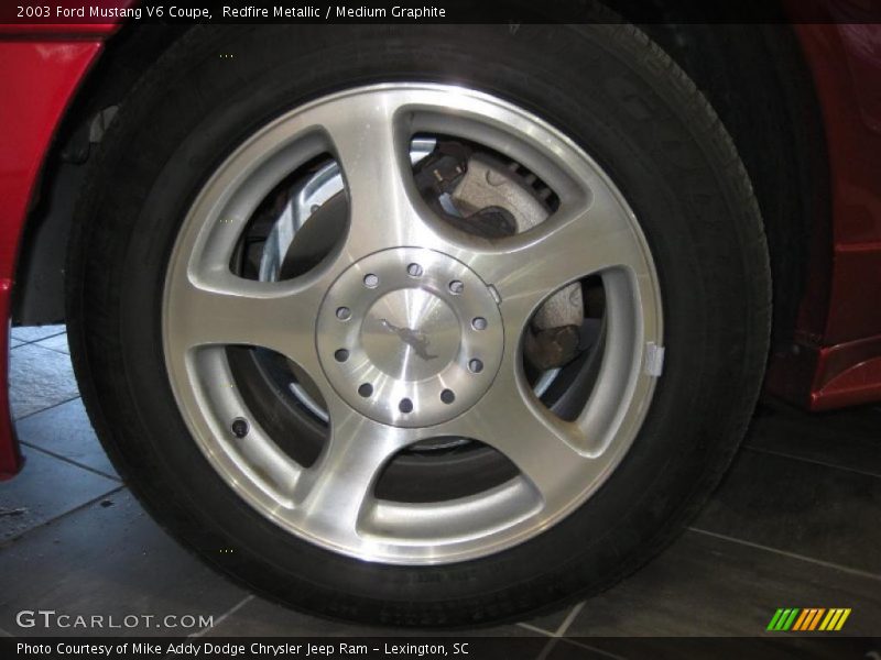 Redfire Metallic / Medium Graphite 2003 Ford Mustang V6 Coupe