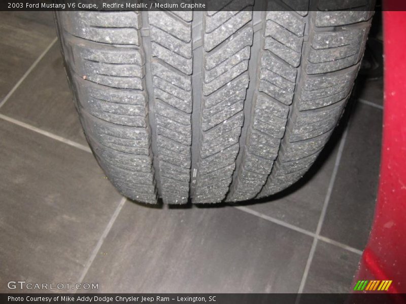 Redfire Metallic / Medium Graphite 2003 Ford Mustang V6 Coupe