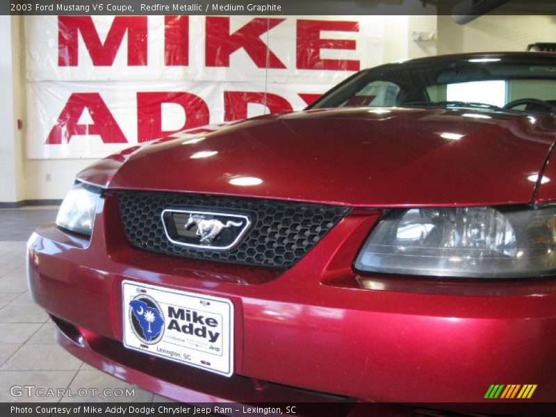 Redfire Metallic / Medium Graphite 2003 Ford Mustang V6 Coupe