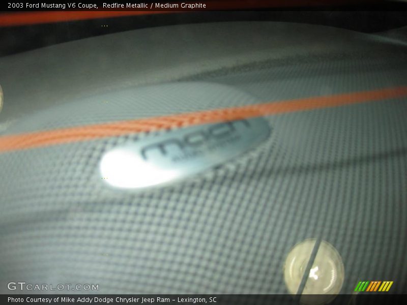 Redfire Metallic / Medium Graphite 2003 Ford Mustang V6 Coupe