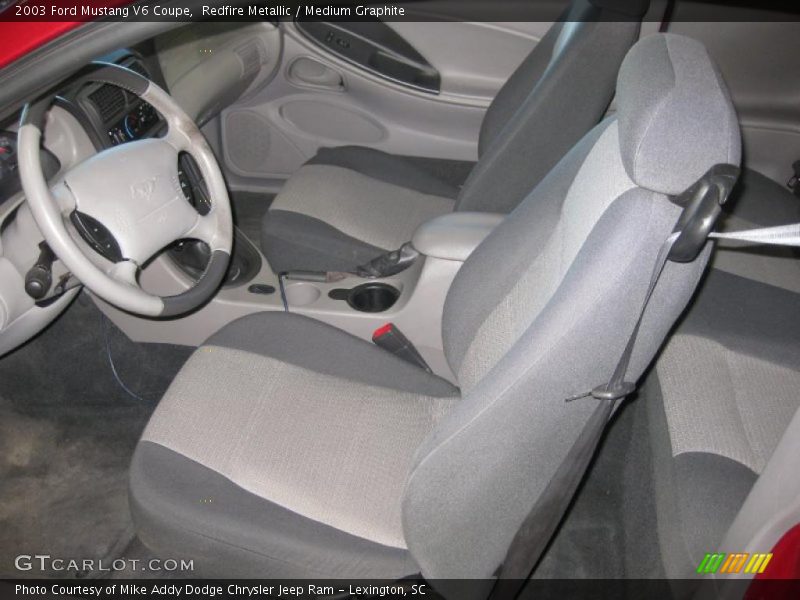 Redfire Metallic / Medium Graphite 2003 Ford Mustang V6 Coupe