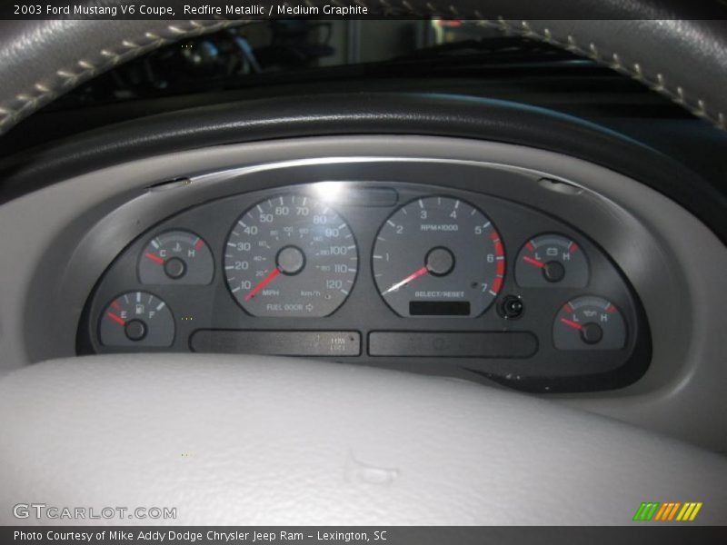 Redfire Metallic / Medium Graphite 2003 Ford Mustang V6 Coupe
