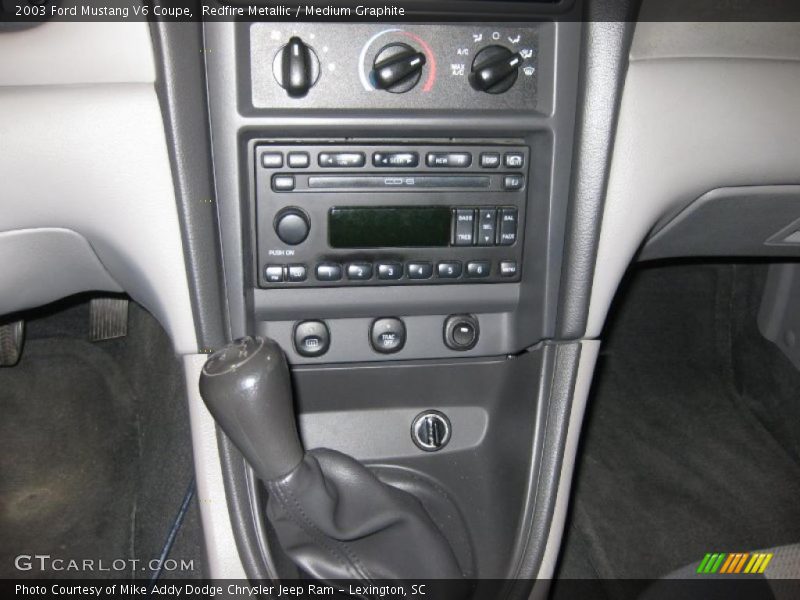 Redfire Metallic / Medium Graphite 2003 Ford Mustang V6 Coupe