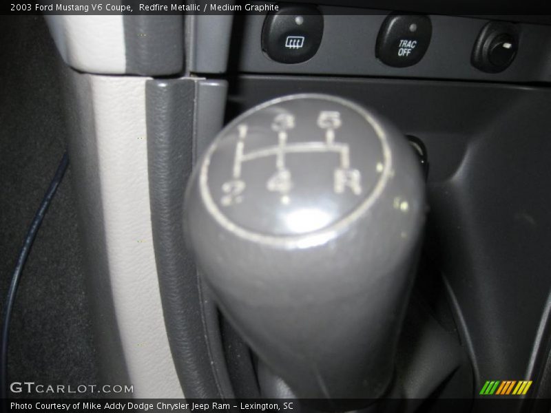Redfire Metallic / Medium Graphite 2003 Ford Mustang V6 Coupe
