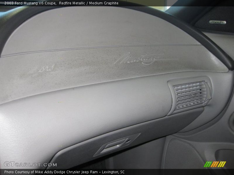Redfire Metallic / Medium Graphite 2003 Ford Mustang V6 Coupe