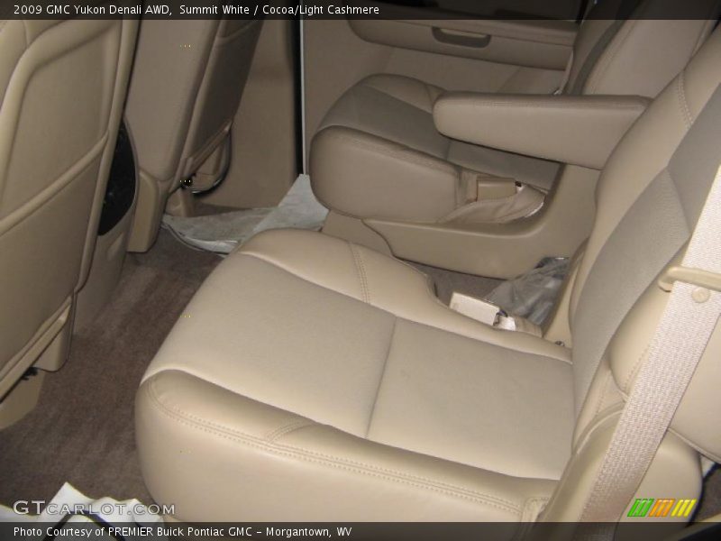 Summit White / Cocoa/Light Cashmere 2009 GMC Yukon Denali AWD