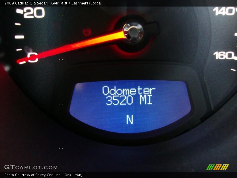 Gold Mist / Cashmere/Cocoa 2009 Cadillac CTS Sedan