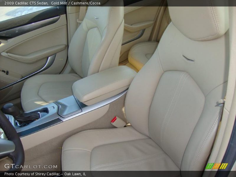 Gold Mist / Cashmere/Cocoa 2009 Cadillac CTS Sedan